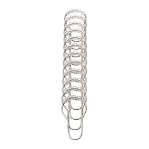 InterDesign 12-Piece Forma Shower Curtain Hooks Silver InterDesign 12-Piece Forma Shower Curtain Hooks Silver